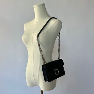 Rebecca Minkoff Purse Black Leather Shoulder Bag